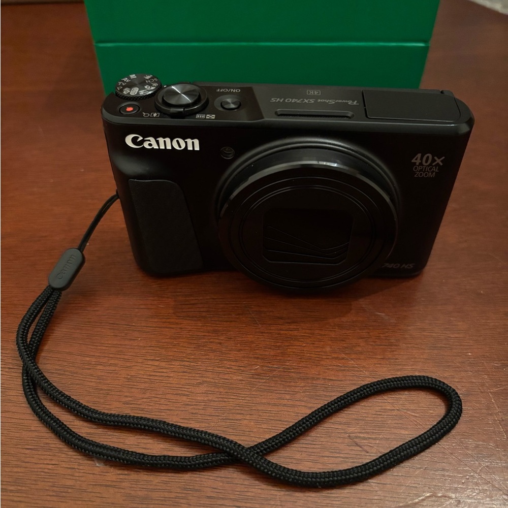 Canon Black Digital Camera with 40x Optical Zoom